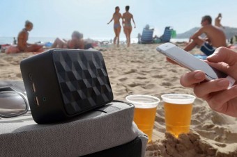 Solarbank in action at the beach.