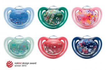 The NUK Freestyle soother won the Red Dot Design Award 2013 for product design.